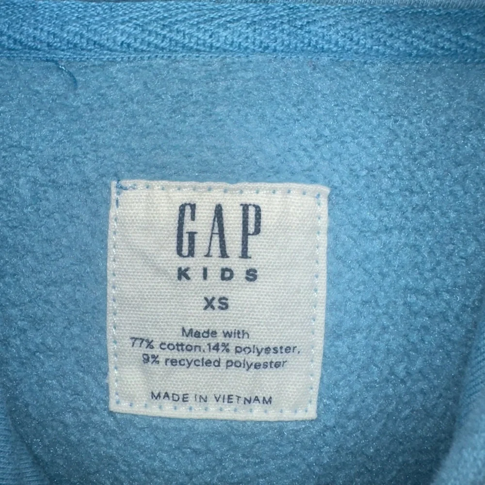Gap Kids Blue Logo Sweatshirt Hoodie Size XS